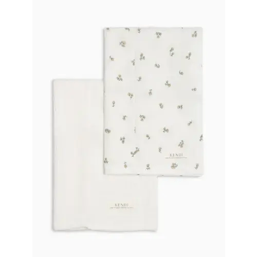 2-Pack Muslin Burp Cloths