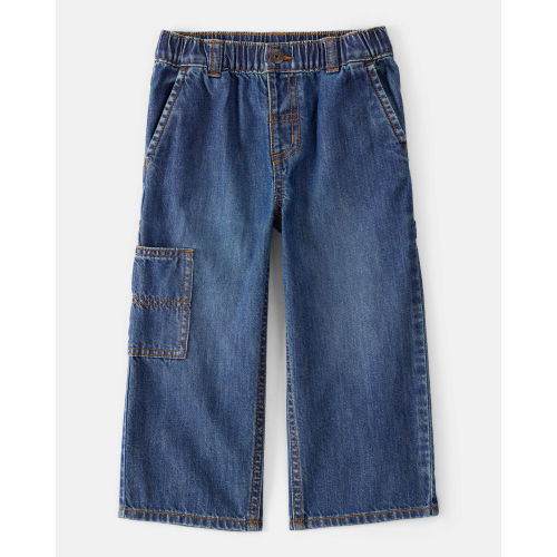 Toddler Boy  Wide-Leg Carpenter Denim Jeans - Medium Wash - OshKosh B'gosh | Carter's