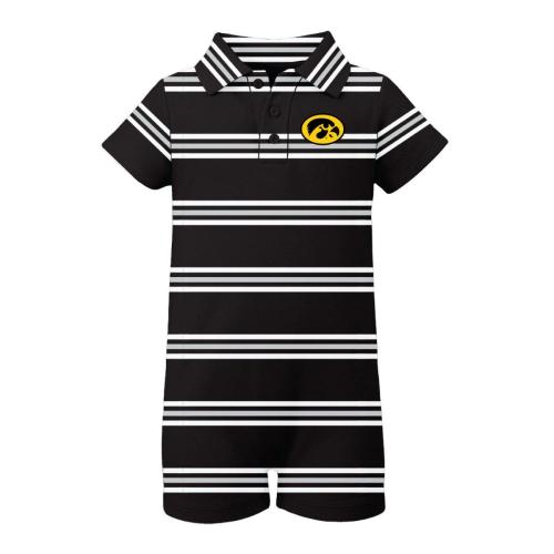Garb Baby Iowa Hawkeyes Kellen Polo Romper
