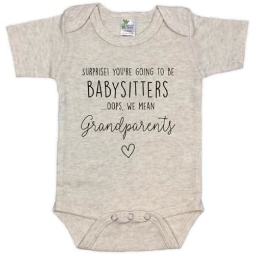 Pregnancy Announcement For Grandparents, Surprise You're Going to be Babysitters