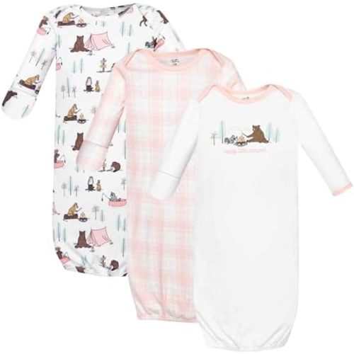 Touched by Nature Unisex Baby Organic Cotton Gowns