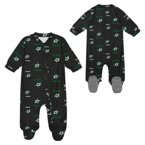 NHL Dallas Stars Infant Boys' Sleeper Bodysuit - 6-9M