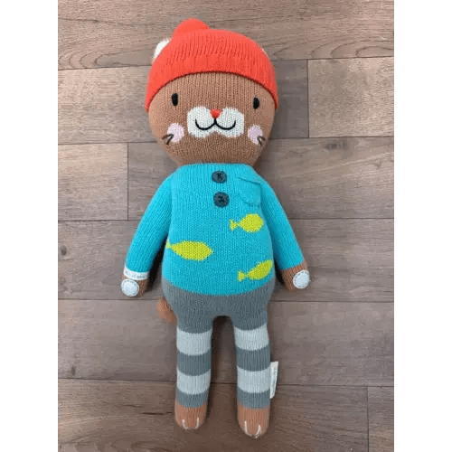 Cuddle + Kind Maximus the Cat regular 20" hand-knit doll