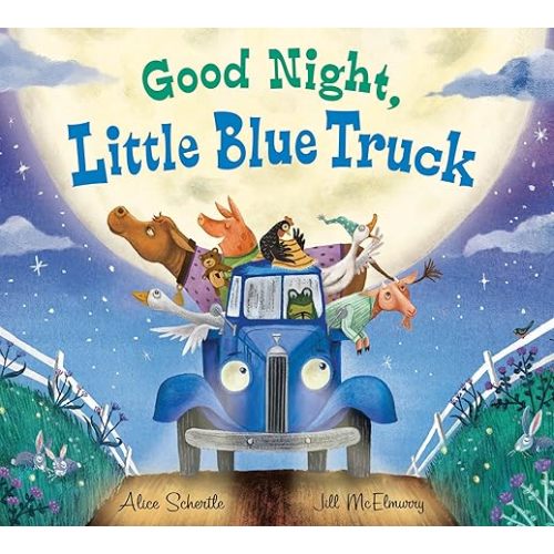 Good Night, Little Blue Truck: A Heartwarming Bedtime Story about Trucks, Farm Animals, and Friendship, For Kids (Ages 4-8)