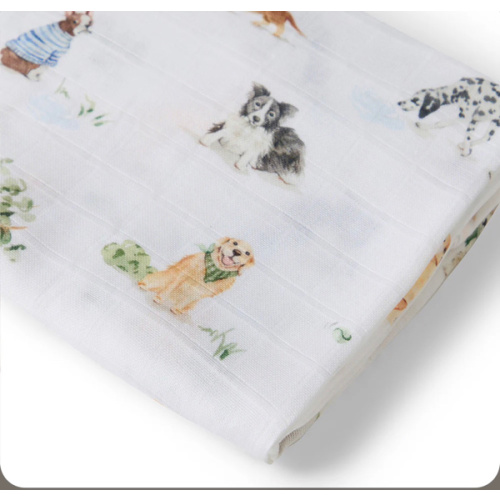 Dog Park Organic Muslin Wrap | Snuggle Hunny