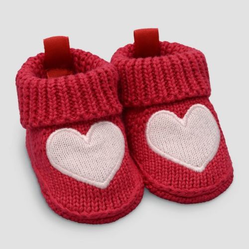 Carter's Just One You® Baby Valentines Day Booties - Red Newborn