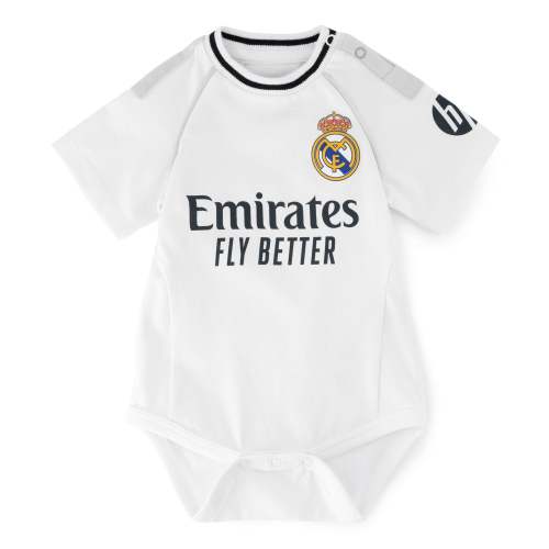 Baby Home Body Short Sleeve White 25/26 – Official Real Madrid Store