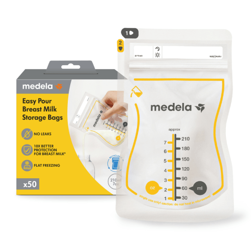 Medela Easy Pour Breast Milk Storage Bags 50ct