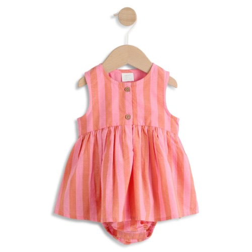 Kids' Stripe Dress & Bloomers Set, 6-9M
