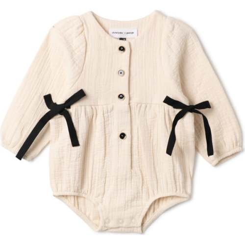 Woven Ribbon Bubble Off White - Charlotte & George | Maisonette