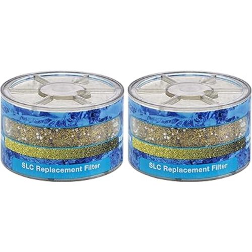 Sprite Shower Filter Replacement Cartridge, Pack of 2 | Slim-Line SLC | Blue | 1 Count per Pack