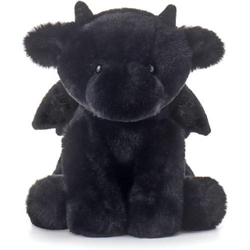 Apricot Lamb Black Dragon Plush Soft Stuffed Animals fToys Fluffy 8''