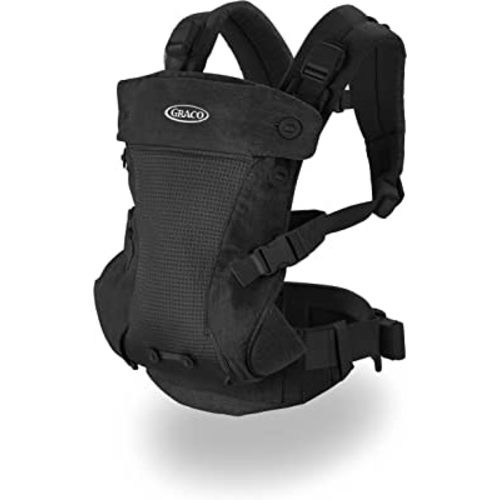 Graco Cradle Me 4 in 1 Baby Carrier | Includes Newborn Mode with No Insert Needed, Black Onyx