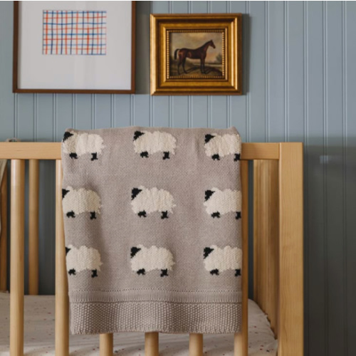 Baby Blanket with Sheep – Market by Modern Nest