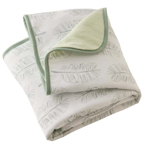 QUINN Reversible Light Weight Quilted Baby Blanket
