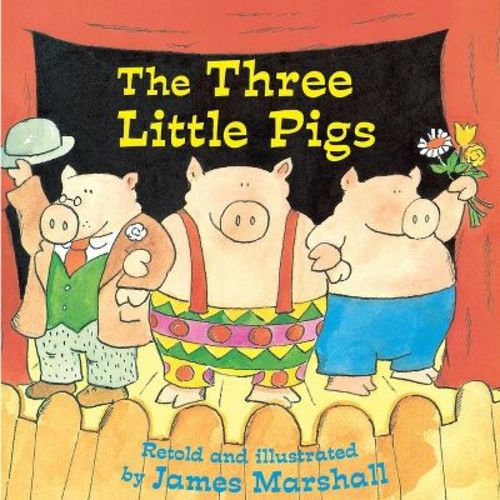 The Three Little Pigs - (Reading Railroad Books) by James Marshall (Paperback)