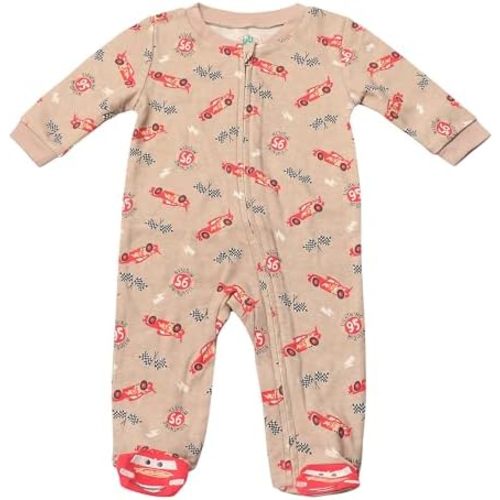 Magic Threadz Disney Baby Boys Quilted Footed Coveralls – Toy Story, Cars, Winnie the Pooh & Spiderman Infant (0/3M–6/9M)