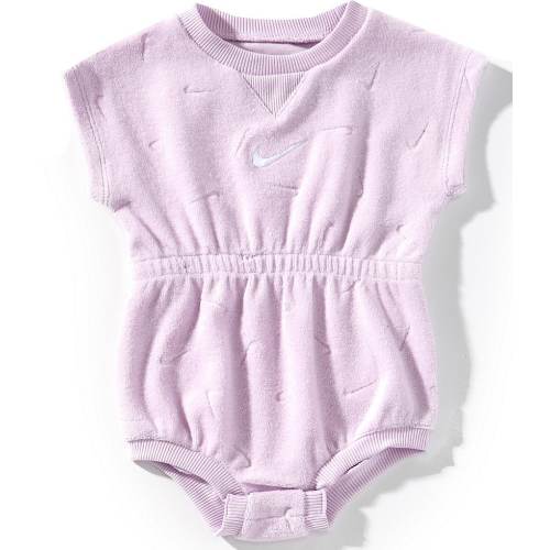 Nike Baby Girls Short Sleeve Essential Terry Romper