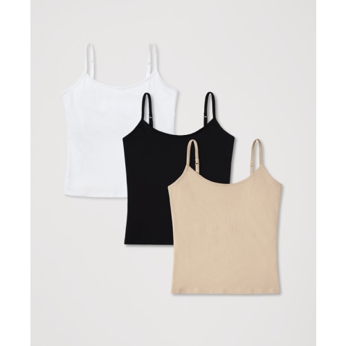 Women’s Everyday Shelf Bra Cami 3-pack made with Organic Cotton | Pact