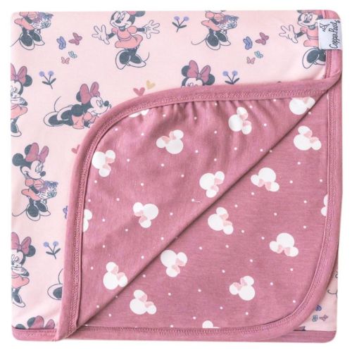 Copper Pearl 3-Layer Quilt Blanket - Minne Mouse: Classic Patterns, Non-Toxic, 46 x 46 Inches