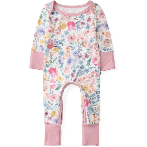 Little Sleepies Newborn Pajamas, Viscose from Bamboo Baby Pajamas, Boys & Girls Preemie Sleepers, 2-Way Crescent Zipper PJs