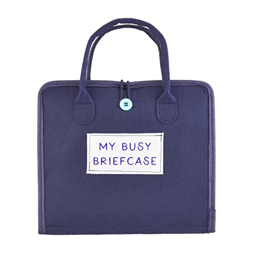 Mud Pie Blue My Busy Briefcase