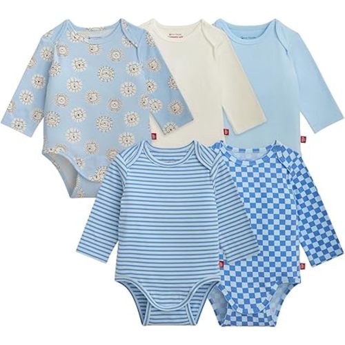 Amazon.com: Magnetic Me Cloudstretch 5-Pack Bundle | Magnetic Baby Bodysuit | Girls - 1 | 12-18 Months: Clothing, Shoes & Jewelry