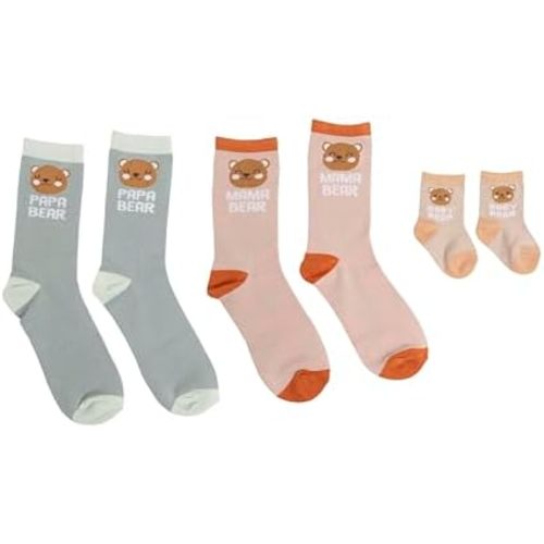 Pearhead Unisex Baby Matching Family Sock Set