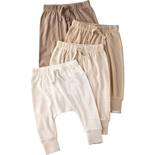 Butterblu Jordan 4-Pack Jogger Pants 100% Cotton Bottoms