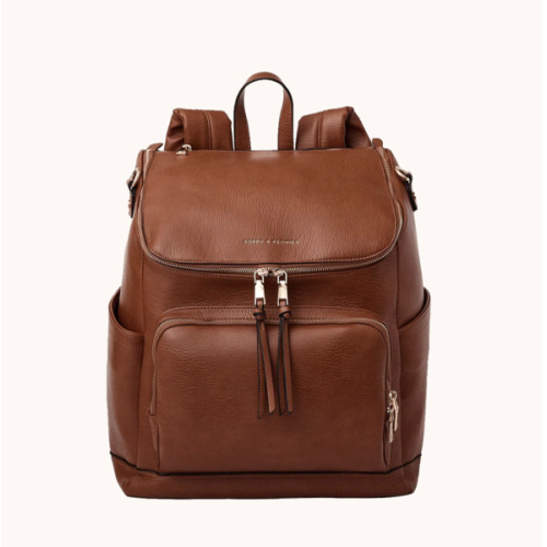 Lullaby Diaper Backpack Chestnut | Poppy and Peonies – Poppy & Peonies