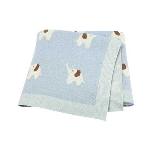 Soft Knit Elephant Blanket