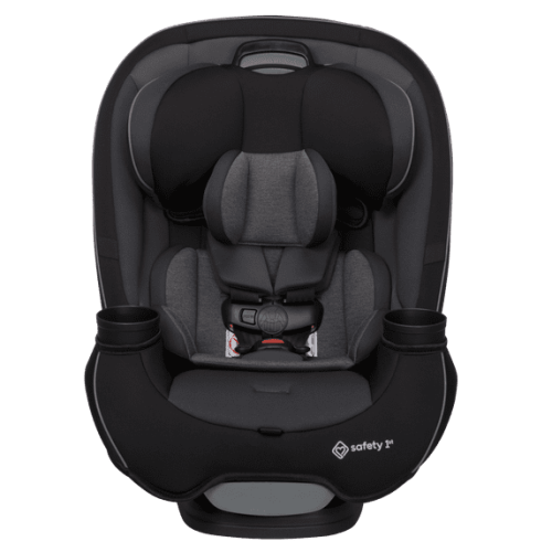 Safety 1st Grow and Go All-in-One Slim Convertible Car Seat Rear Facing, (5-40 lbs), Forward Facing (30–65 lbs), High Back Booster Seat (40-100 lbs.), Black Phantom