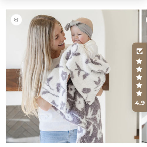 DOUBLE-LAYER BAMBONI® RECEIVING BLANKETS