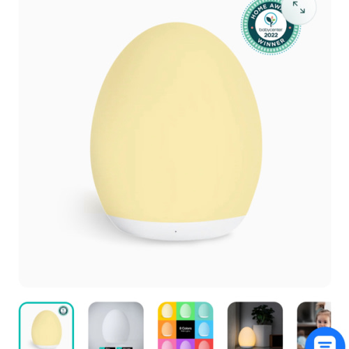 VAVA Baby Egg Night Light with Touch Control