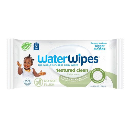 WaterWipes Sensitive+ 3-in-1 Baby & Toddler Wipes, 99.9% Water Based, 240, 60