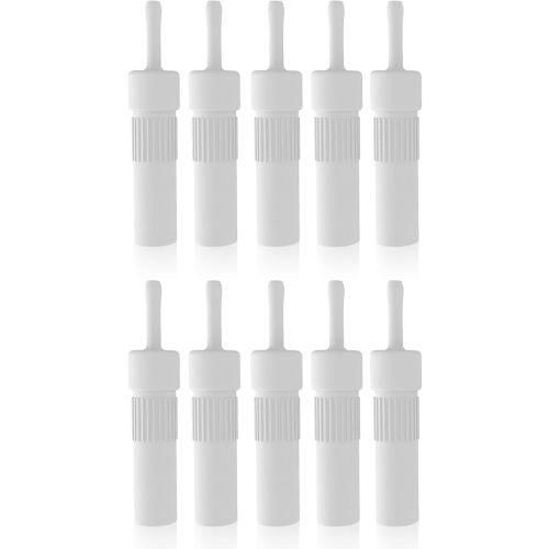 Gas Relief for Infants – 10 Count Soft Silicone Baby Gas and Colic Reliever – Instant Natural Constipation Relief for Newborns – Hollow Gas Passer Tube with Safety Stopper – BPA Free & Latex Free