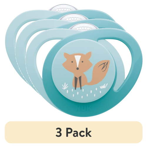 (3 pack) NUK Orthodontic Toddler Pacifier, 3-Pack, 18-36 Months, Unisex