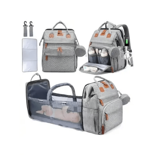 Kabaqoo Cute Multifunctional Diaper Bag Backpack with Changing - TikTok Shop