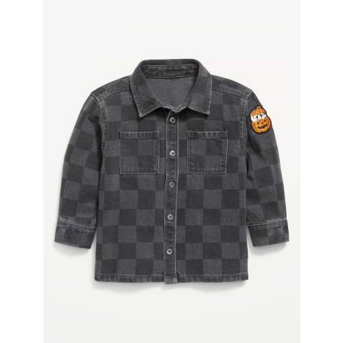 Long-Sleeve Pocket Shirt for Toddler Boys