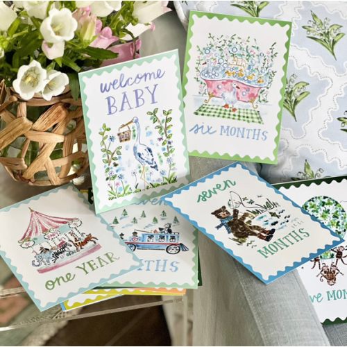 Baby Milestone Cards: Animal Set