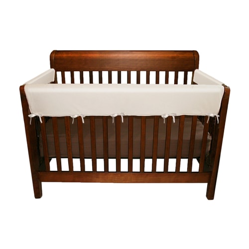 Soft Rail Convertible Crib Protector - 3 Piece Cream