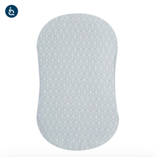 HALO - BassiNest Fitted Sheet 100% Cotton | Morning Mist - Gray