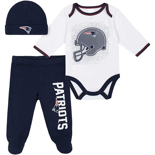 Gerber Unisex Baby NFL Team Footed Pant and Bodysuit Gift Set