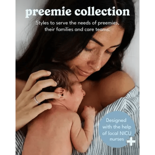 Baby Girl Preemie Rainbow Cotton Sleeper Gown