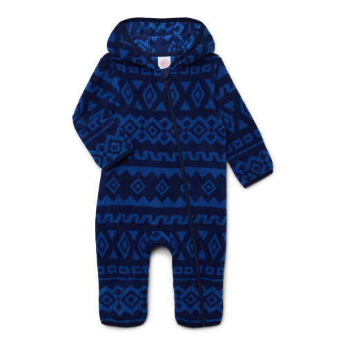 Wonder Nation Baby Microfleece Pram with Hood, Sizes 0/3M-12M