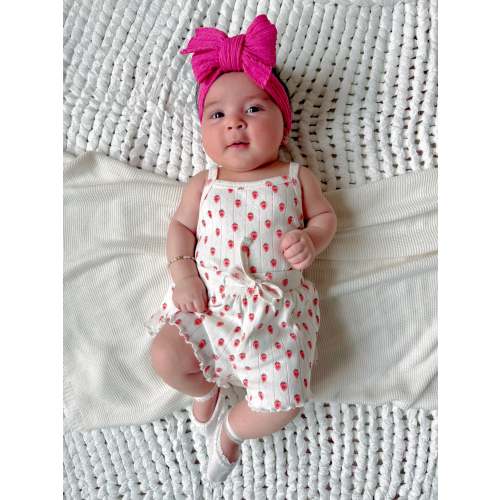 White Strawberry / Organic Pointelle Summer Set