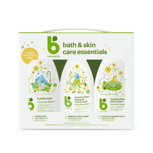 Babyganics Bath & Skin Care Essentials - 25 fl oz
