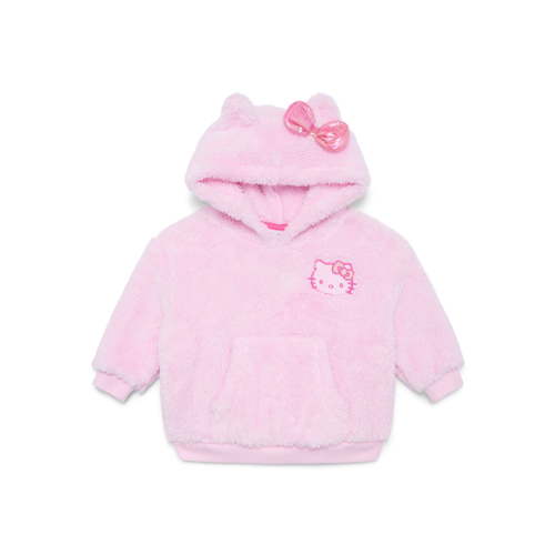 Hello Kitty Toddler Girls Plush Cosplay Hoodie, Sizes 12M-5T