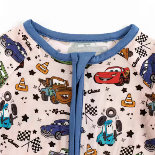 baby boys car themed bamboo romper jumpsuit cute cartoon car - Temu