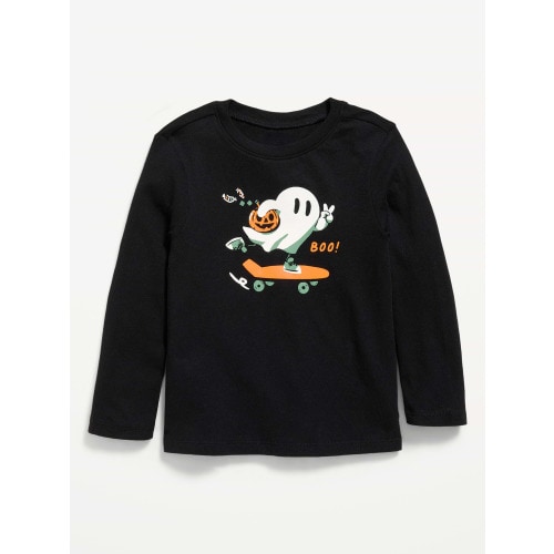 Long-Sleeve Unisex Graphic T-Shirt for Toddler